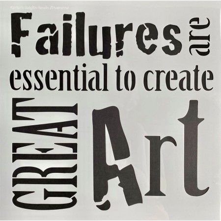 Szablon - Failures and great Art 30x30