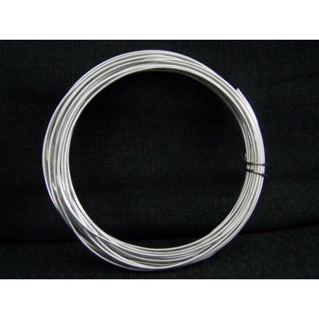 Ring drut aluminiowy 100 g - srebrny