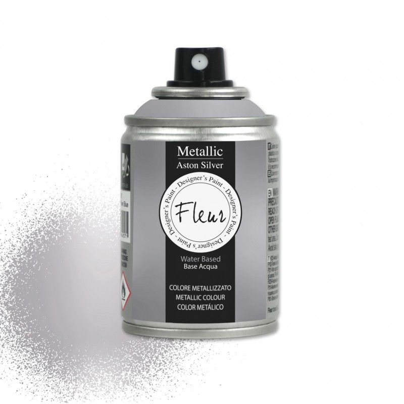 Farba Metaliczna Fleur Aston Silver Spray 100 ml